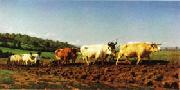 Rosa bonheur Plowing in the Nivernais;the dressing of the vines China oil painting reproduction
